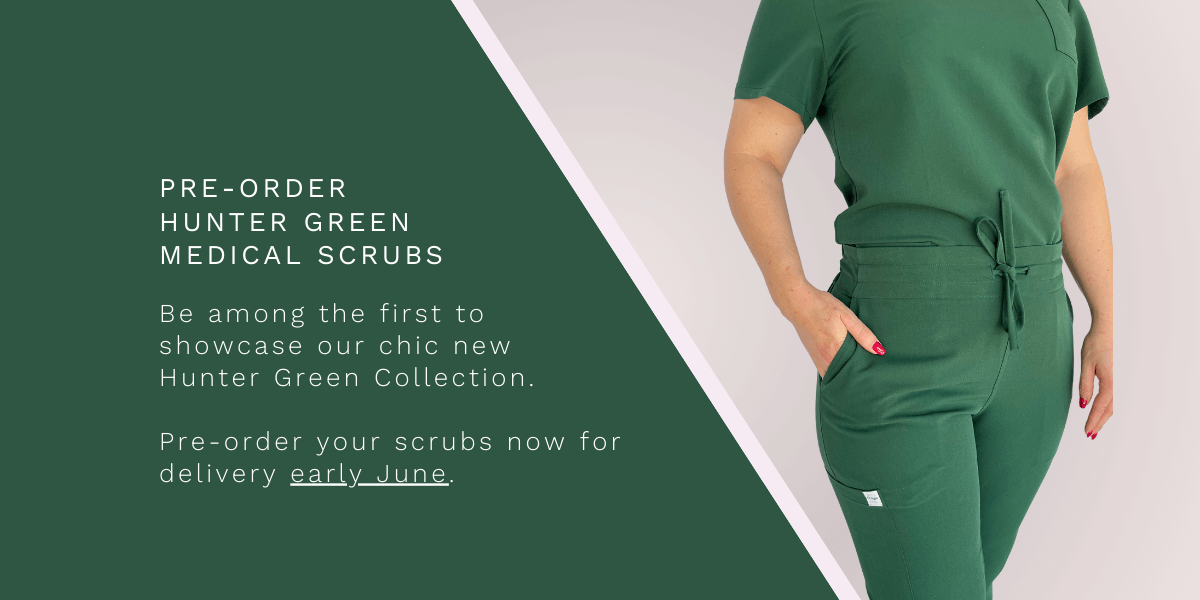 Introducing Fit Right Medical Scrubs' New Hunter Green Collection – Pre-Order Now!