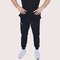 Fit Right Medical Scrubs_Comfort Fit Jogger Scrub Pants_Black1.png