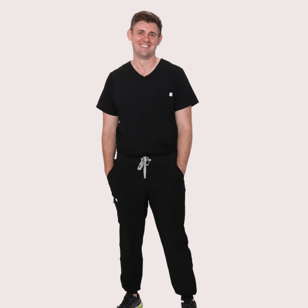 
                      
                        Fit Right Medical Scrubs_Comfort Fit Jogger Scrub Pants_Black3.png
                      
                    