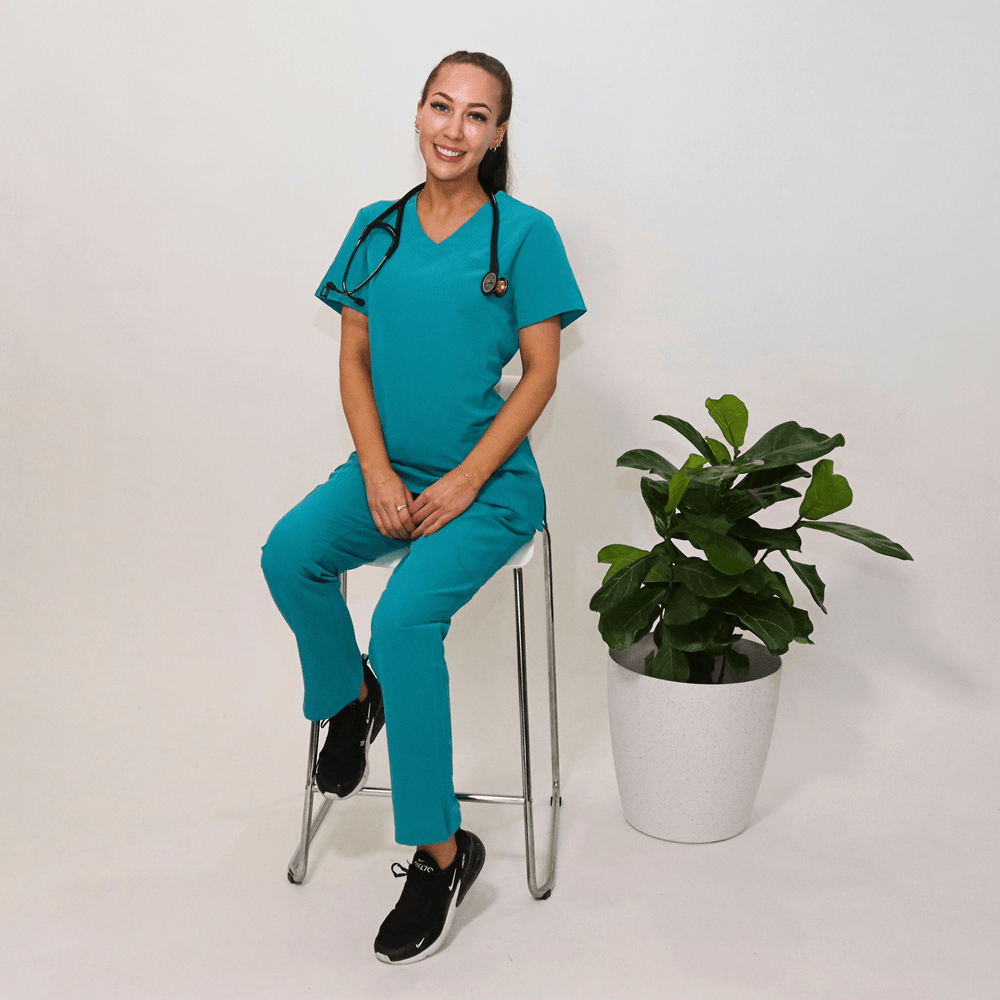 
                      
                        Comfort Fit Teal Medical Scrub Pant
                      
                    