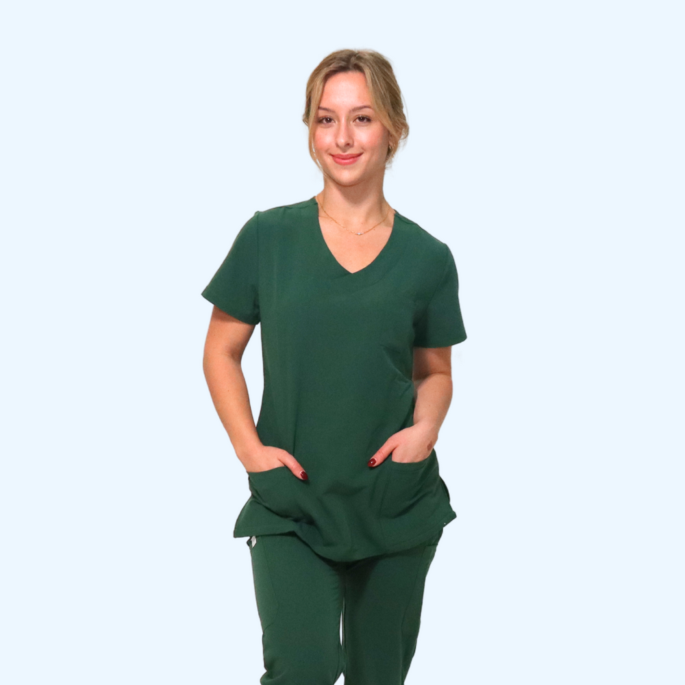 
                      
                        Comfort Fit Hunter Green Medical Scrub Pant
                      
                    