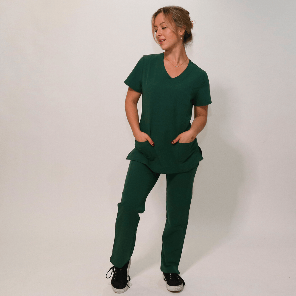 
                      
                        Comfort Fit Hunter Green Medical Scrub Pant
                      
                    