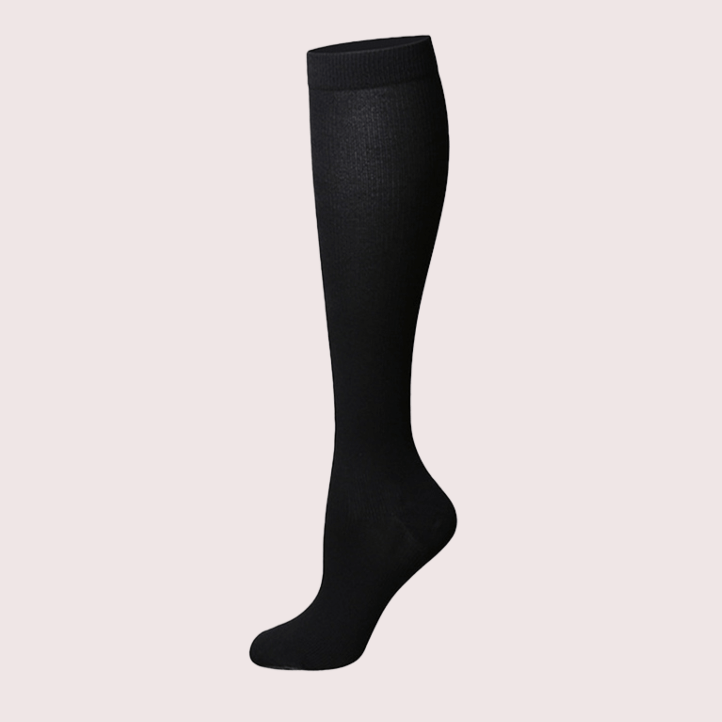 Black Compression Socks | Knee Length from Fit Right Medical Scrubs