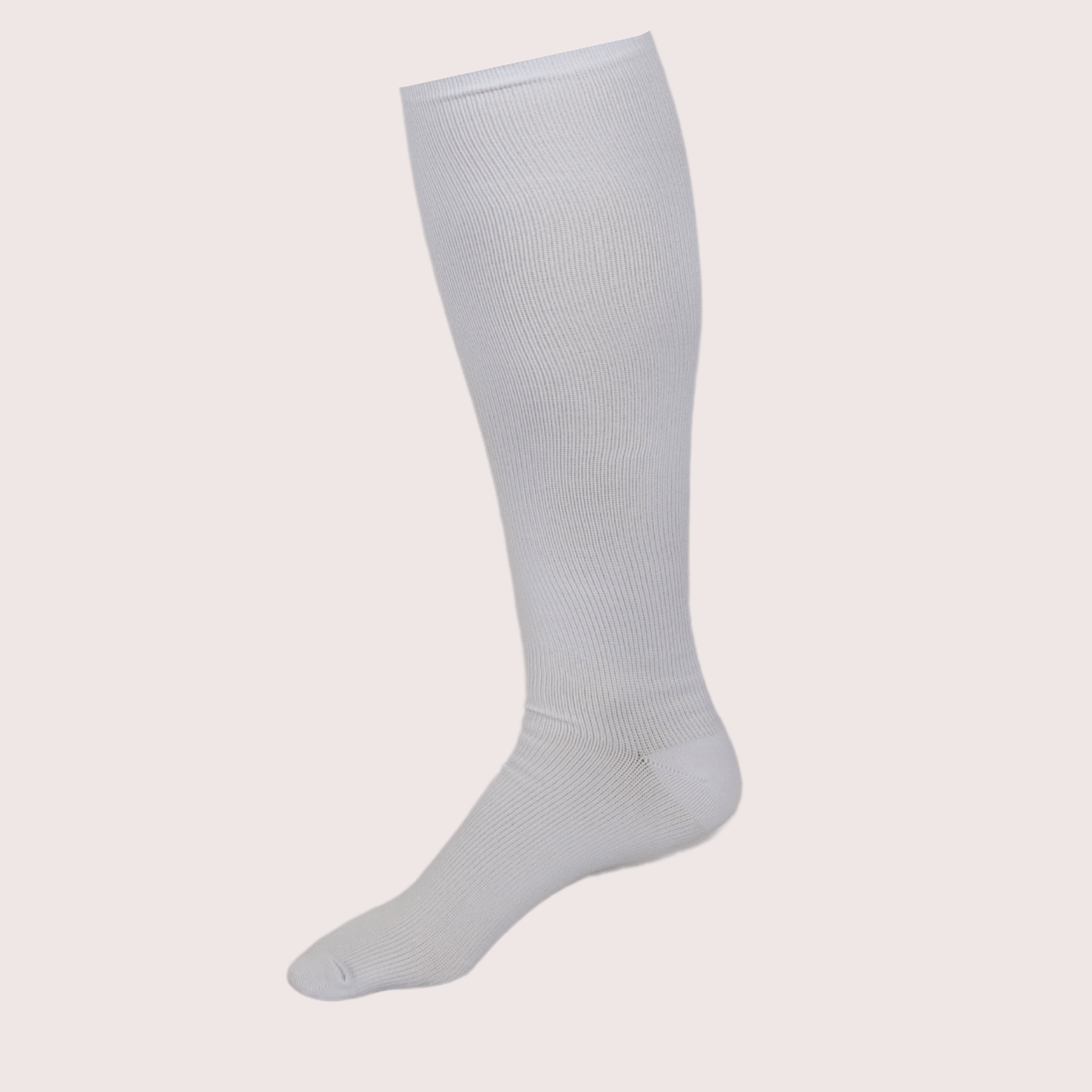 White Compression Socks | Knee Length from Fit Right Medical Scrubs