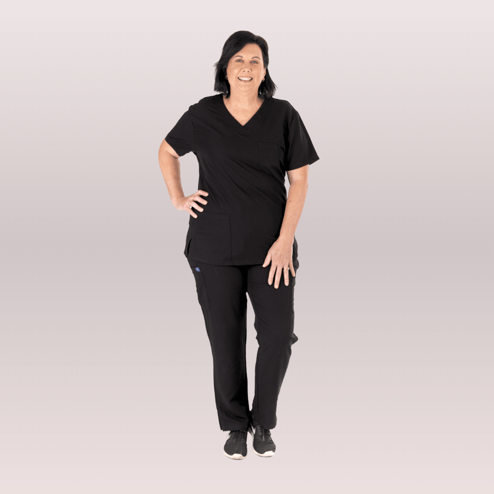 
                      
                        Nurses wearing Black Scrub Pants from Fit Right Medical Scrubs
                      
                    