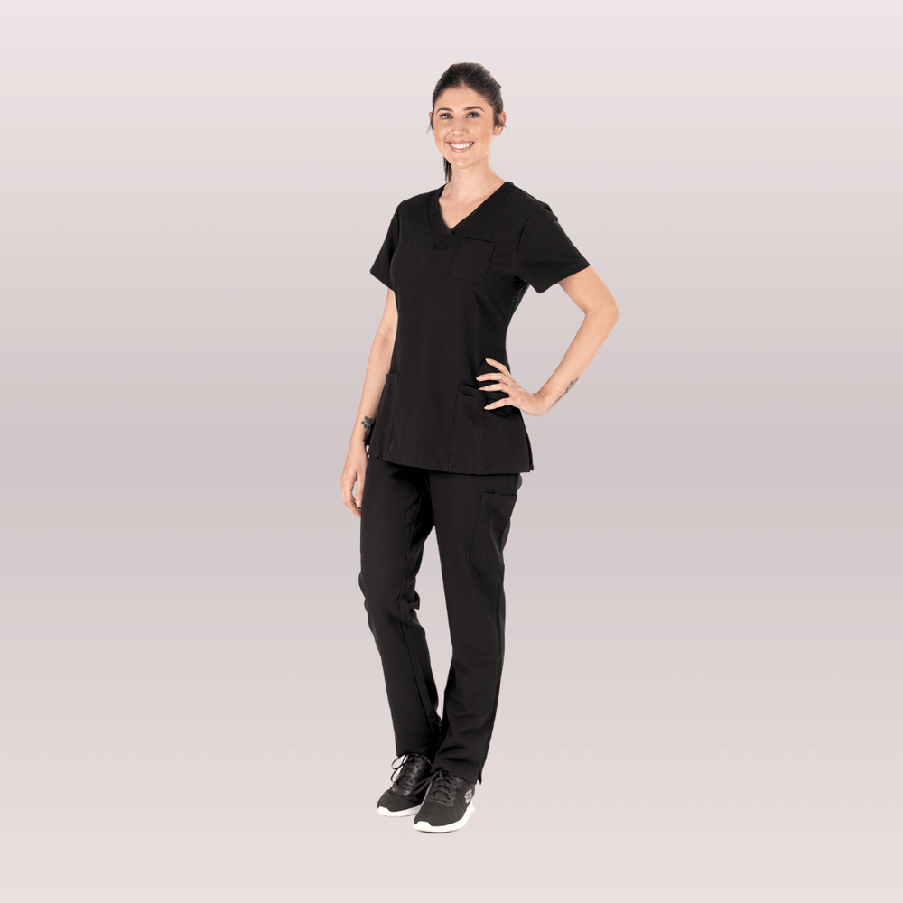 
                      
                        Nurses wearing Black Scrub Pants from Fit Right Medical Scrubs
                      
                    