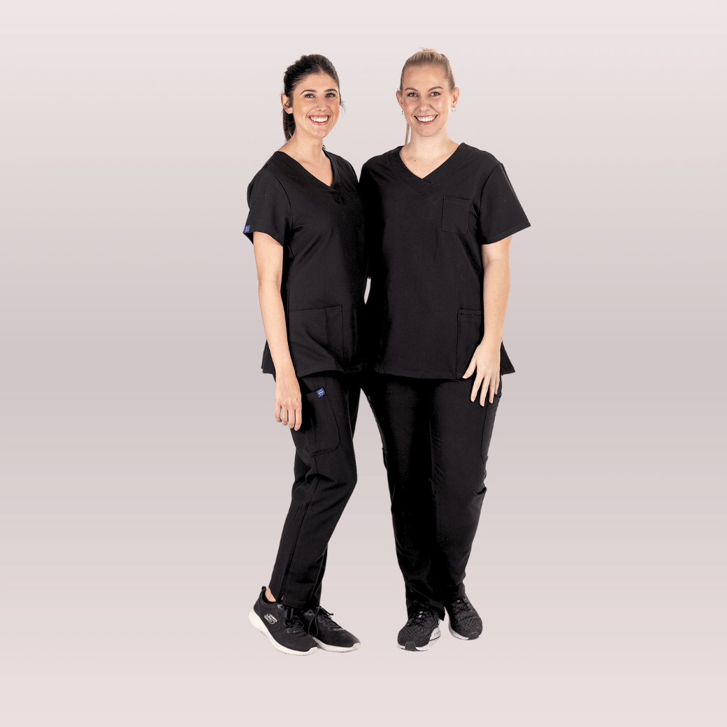 Medical Scrub Pant  Black  Premium Nursing Scrub Pants Australia  Fit  Right Medical Scrubs