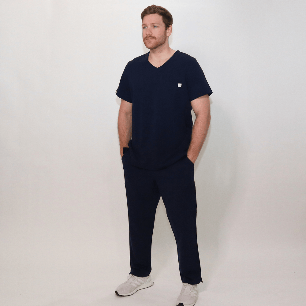 
                      
                        Men's Comfort Fit Navy Medical Scrub Pant
                      
                    