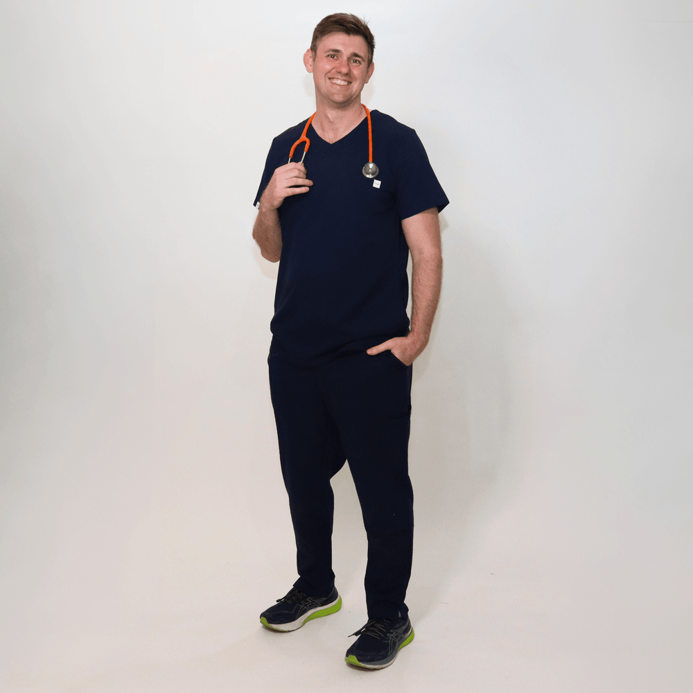 
                      
                        Men's Comfort Fit Navy Medical Scrub Pant
                      
                    