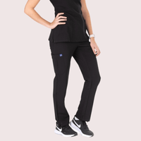 Fit Right Medical Scrubs_Comfort Fit Medical Scrub Pant_Black1.png