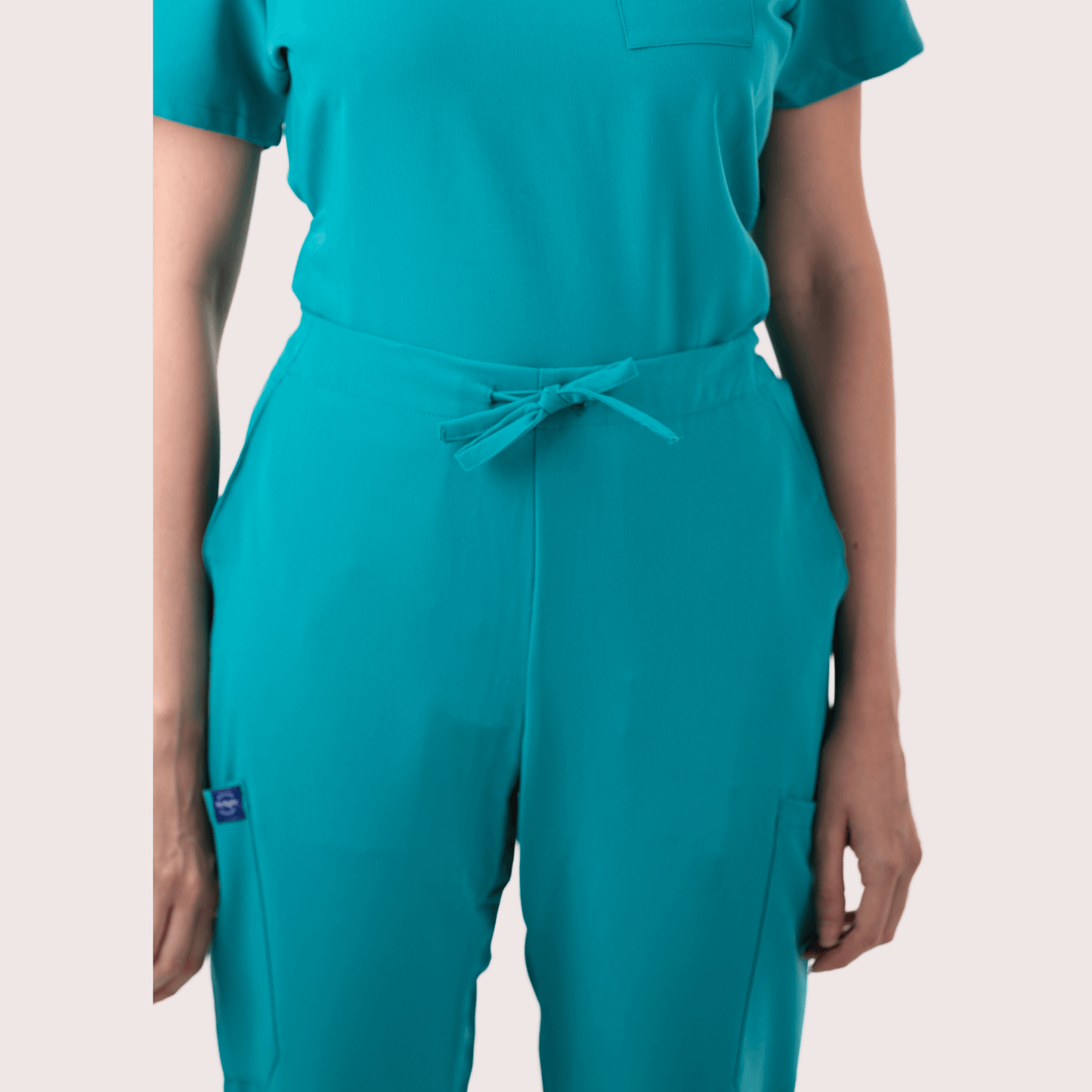 Fit Right Medical Scrubs_Comfort Fit Medical Scrub Pant_Teal2.png