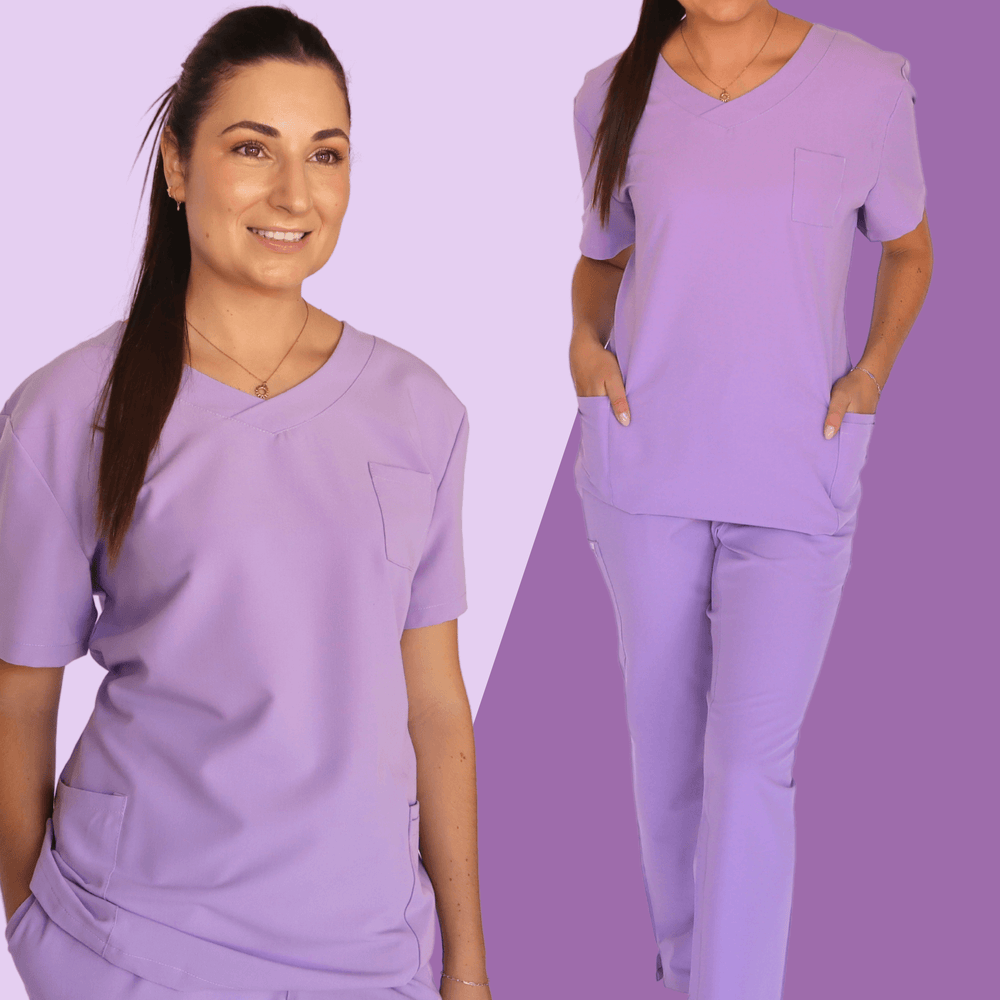 Fit Right Medical Scrubs_The Essential Everyday Set_Lilac.png