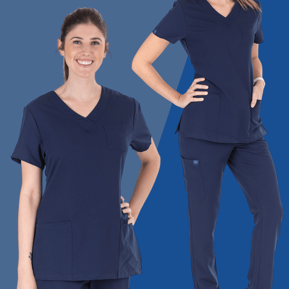 Fit Right Medical Scrubs_The Essential Everyday Set_Navy.png