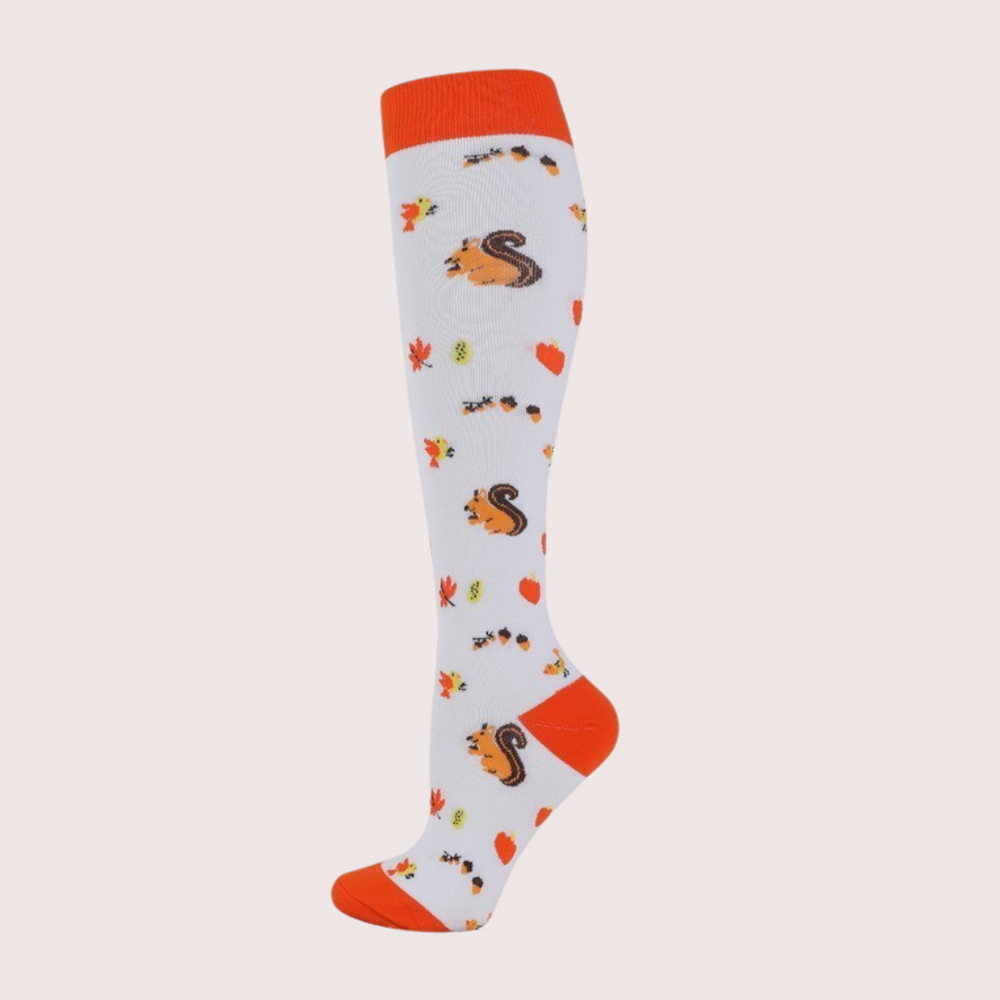 Compression Socks | Squirrel Print