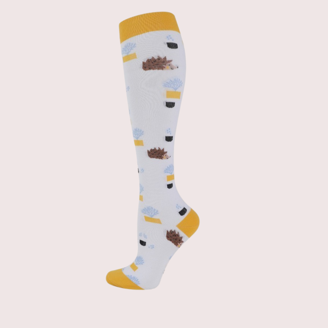 Compression Socks | Hedgehog Print