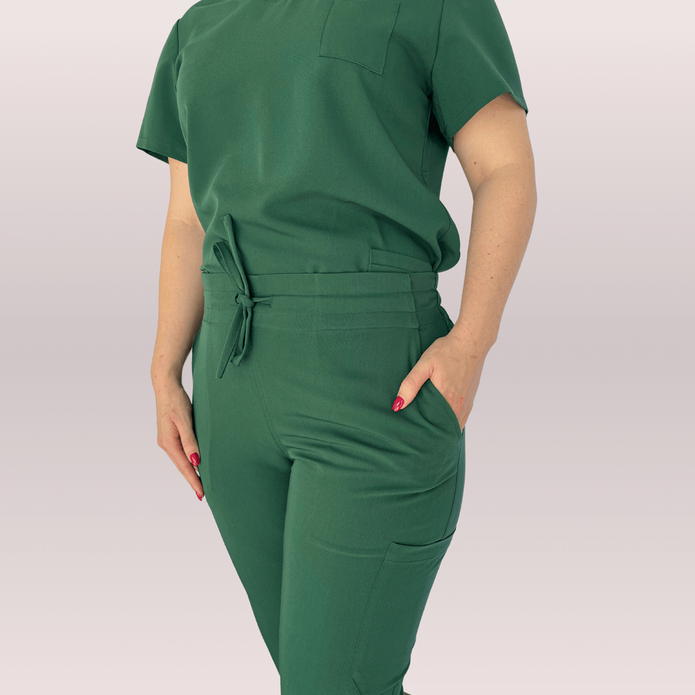 
                      
                        Comfort Fit Hunter Green Medical Scrub Pant
                      
                    