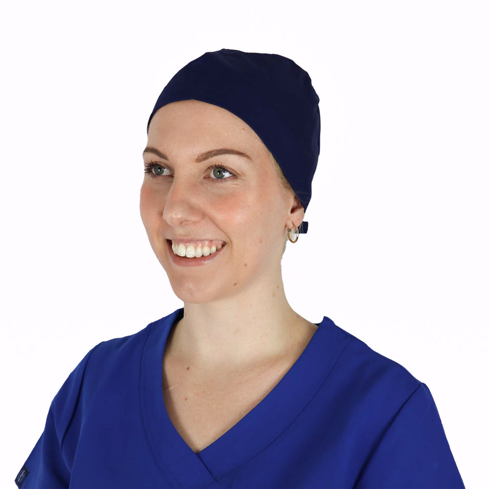 Fit Right Medical Scrubs Medical Scrub Cap in Navy 